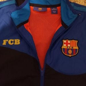 Barcelona windbreaker jacket size Large